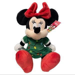 NWT Minnie Mouse Disney Christmas Plush